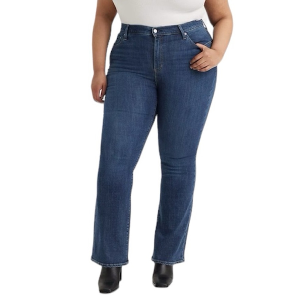 NWT Levi’s CLASSIC BOOTCUT WOMEN'S JEANS PLUS size 22W short petite